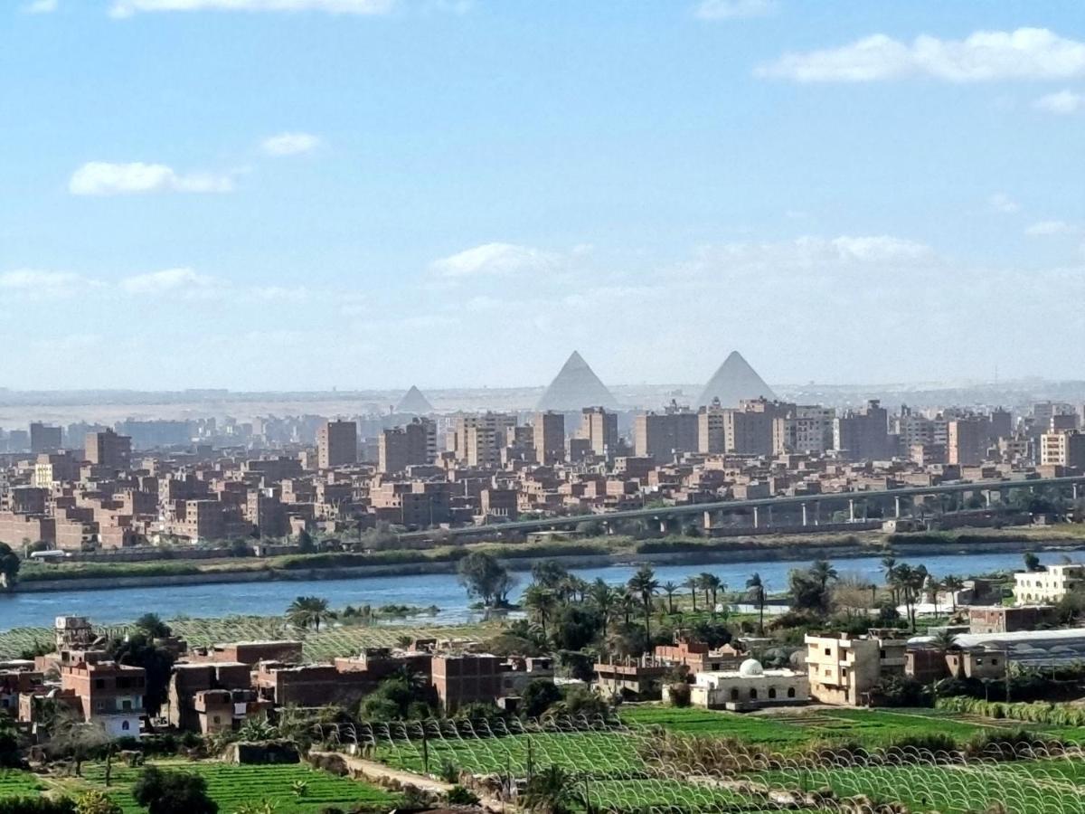 Amazing Nile View And Pyramids Apartment Kairo Exterior foto