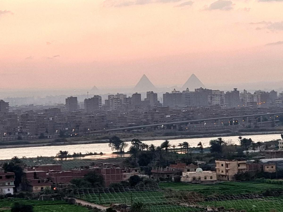 Amazing Nile View And Pyramids Apartment Kairo Exterior foto