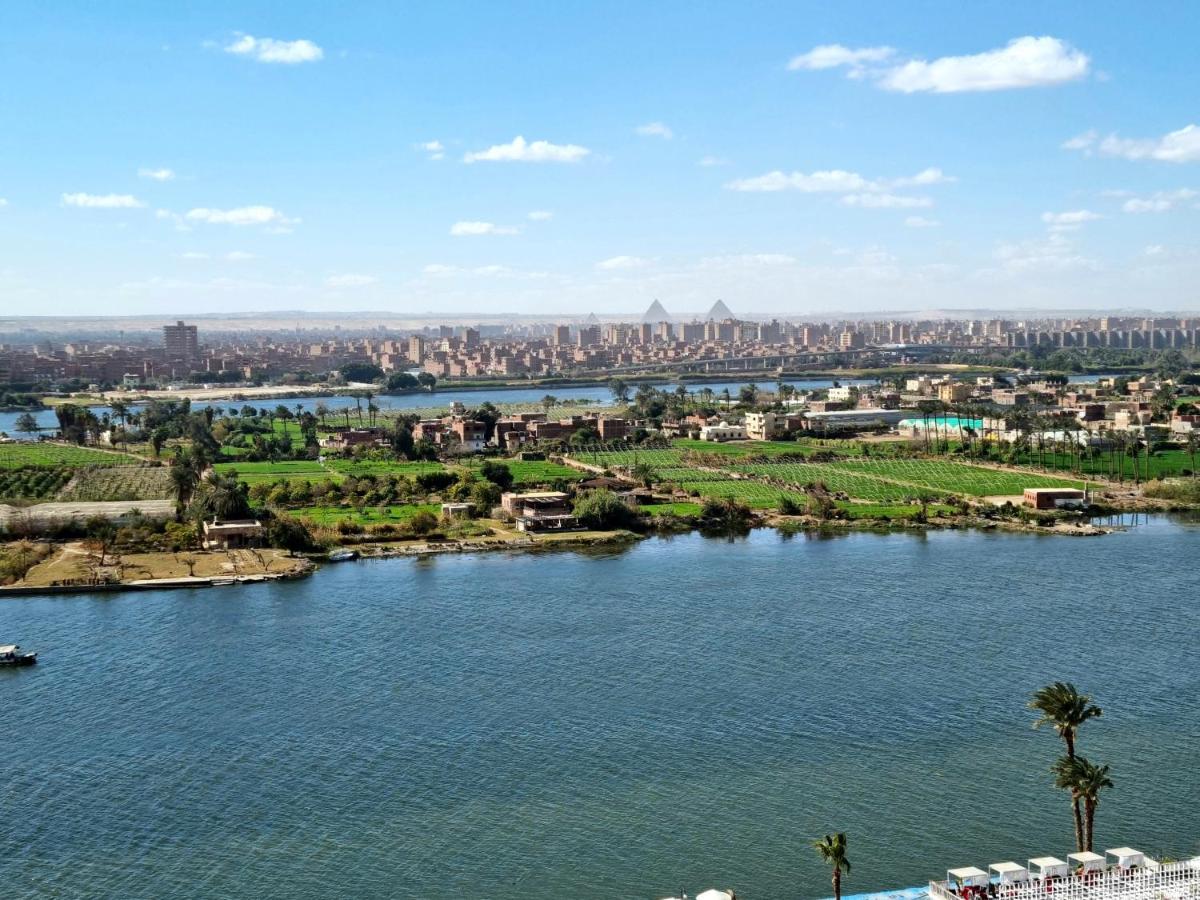 Amazing Nile View And Pyramids Apartment Kairo Exterior foto